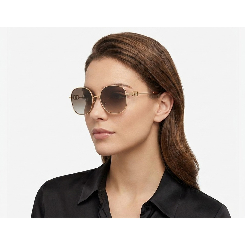Valentino VG0028S Sunglasses 2 Gold Metal